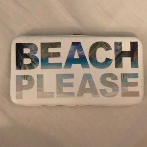 “Beach Please” Snap Wallet